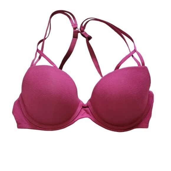 Ambrielle Cotton Push Up Demi Bra Size 34C - Picture 1 of 4